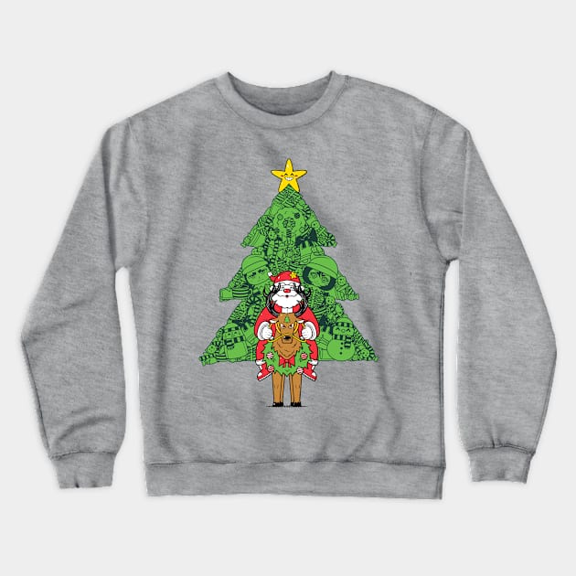 Christmas Doodle Crewneck Sweatshirt by krisren28